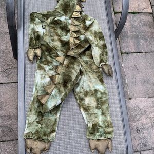 Dinosaur costume. Cute! Size 4 XS zip up front. Attached hood. Princess Paradise